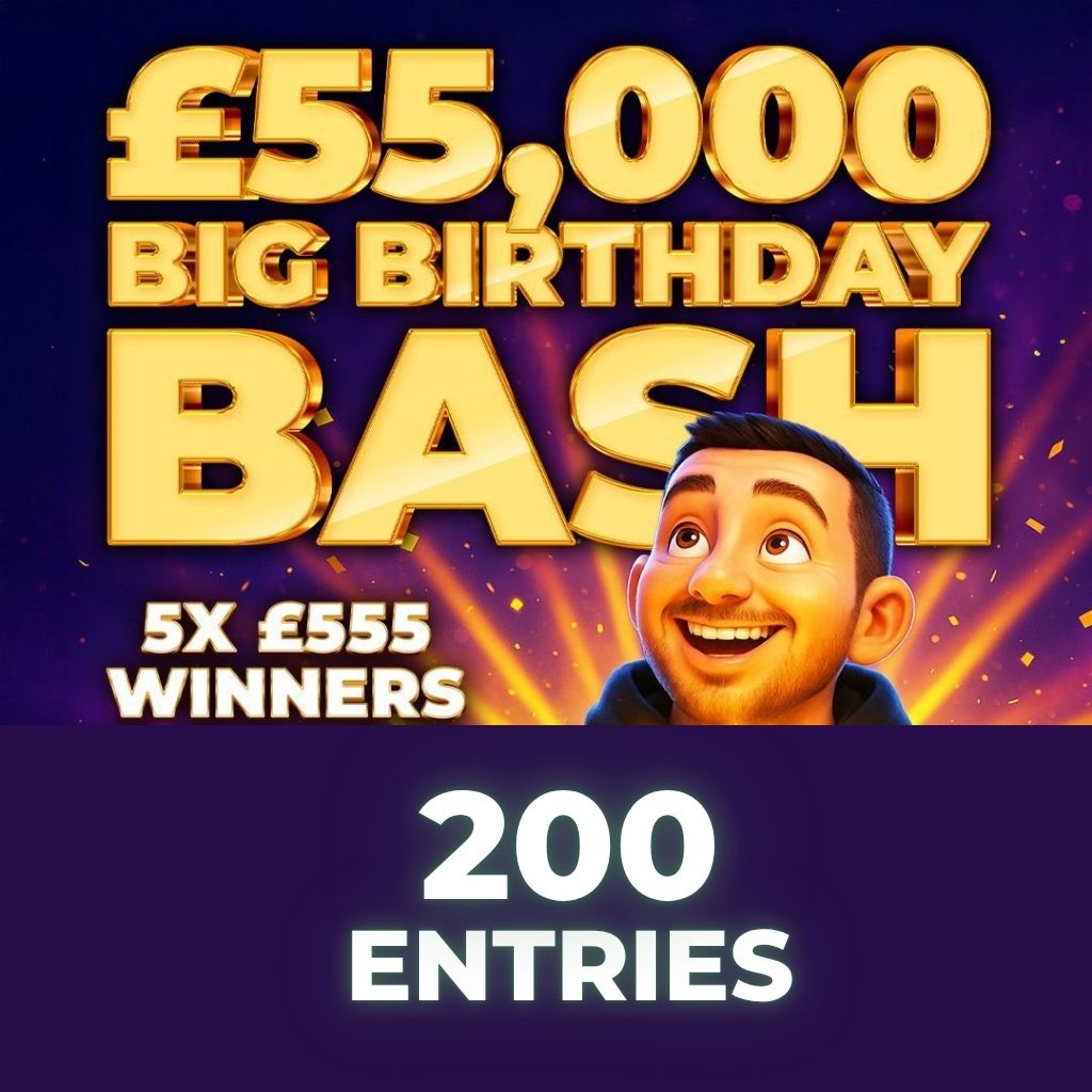 200 Birthday Tickets (Worth £110)