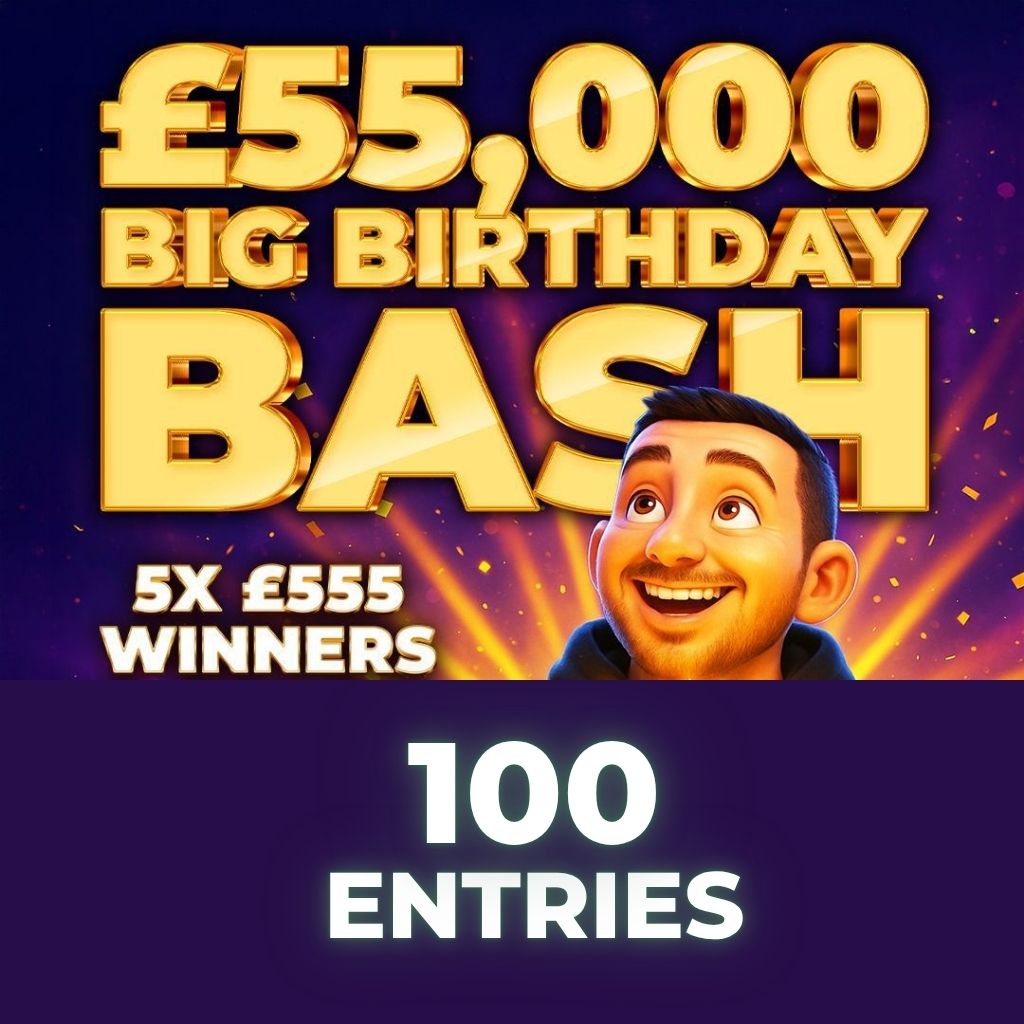 100 Birthday Tickets (Worth £55)