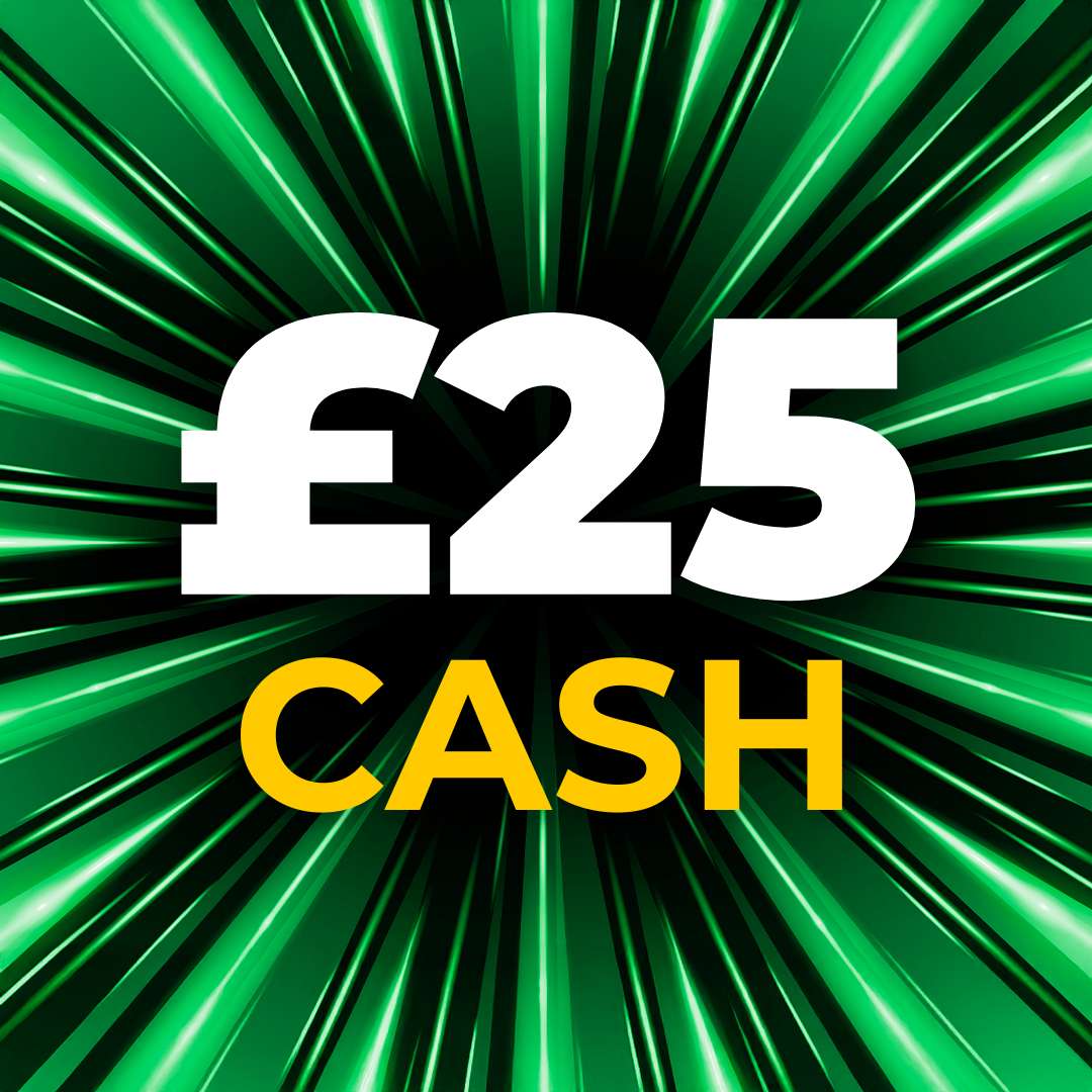 💷 £25 Cash 💷 4 Points