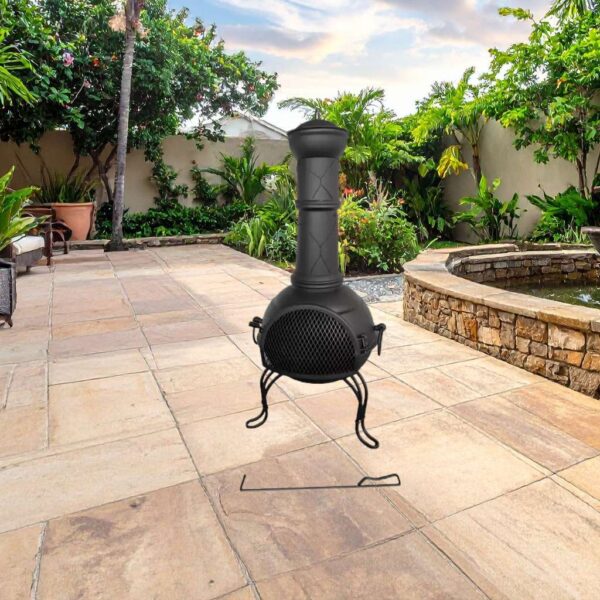 Large Steel Chiminea