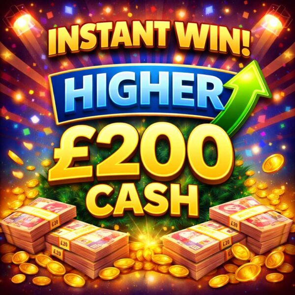 ⬆️ HIGHER | £200 Cash | 1 Points