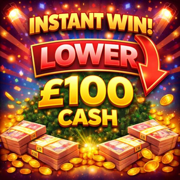 ⬇️ LOWER | £100 Cash | -1 Points