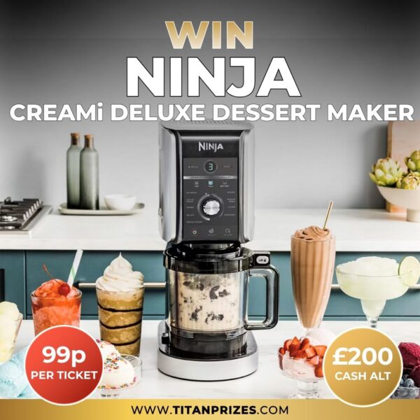 Ninja Creami Deluxe Dessert Maker
