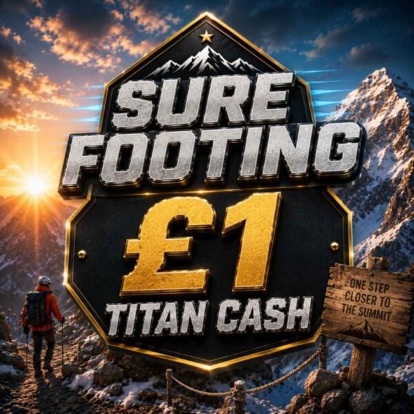 Sure Footing | £1 Titan Cash | 1 Points